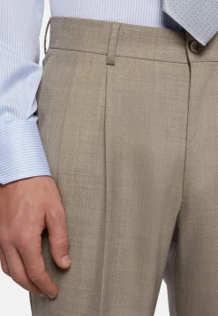 Abito Beige In Pura Lana