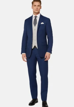 Abito Royal Blu In Pura Lana