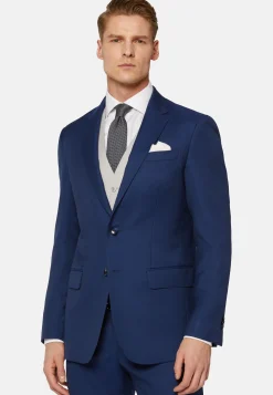 Abito Royal Blu In Pura Lana