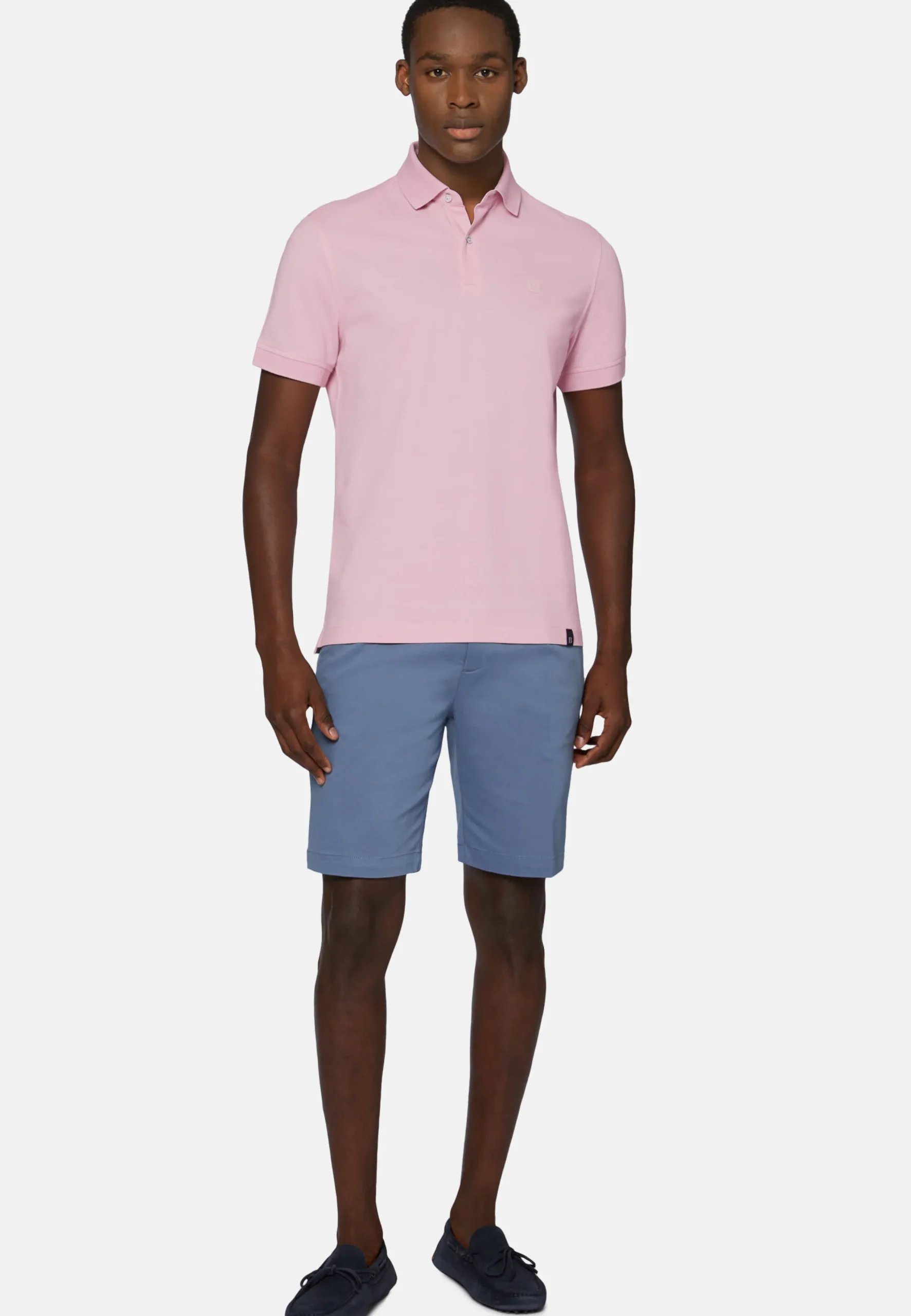 Bermuda In Cotone Tencel Elasticizzato