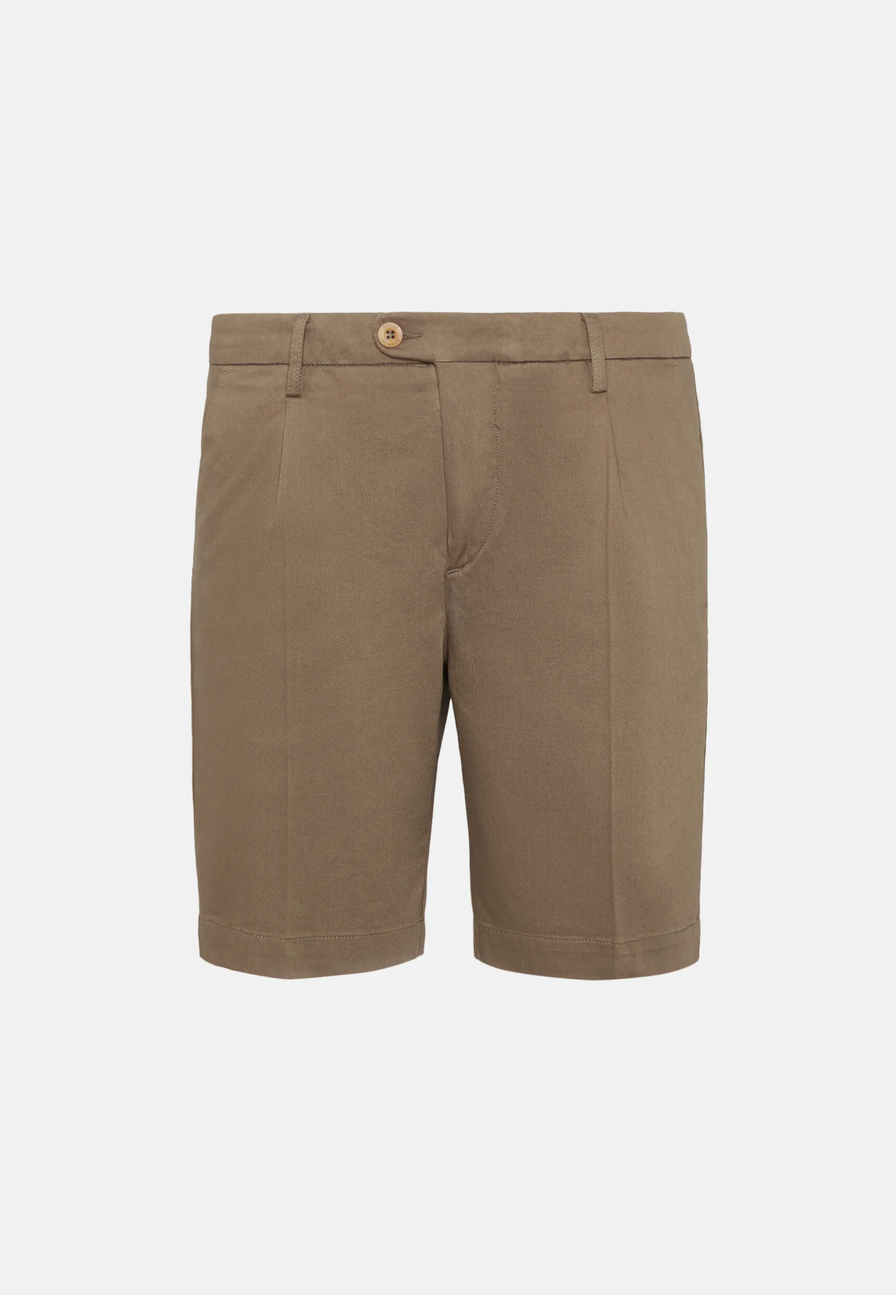 Bermuda In Cotone Tencel Elasticizzato