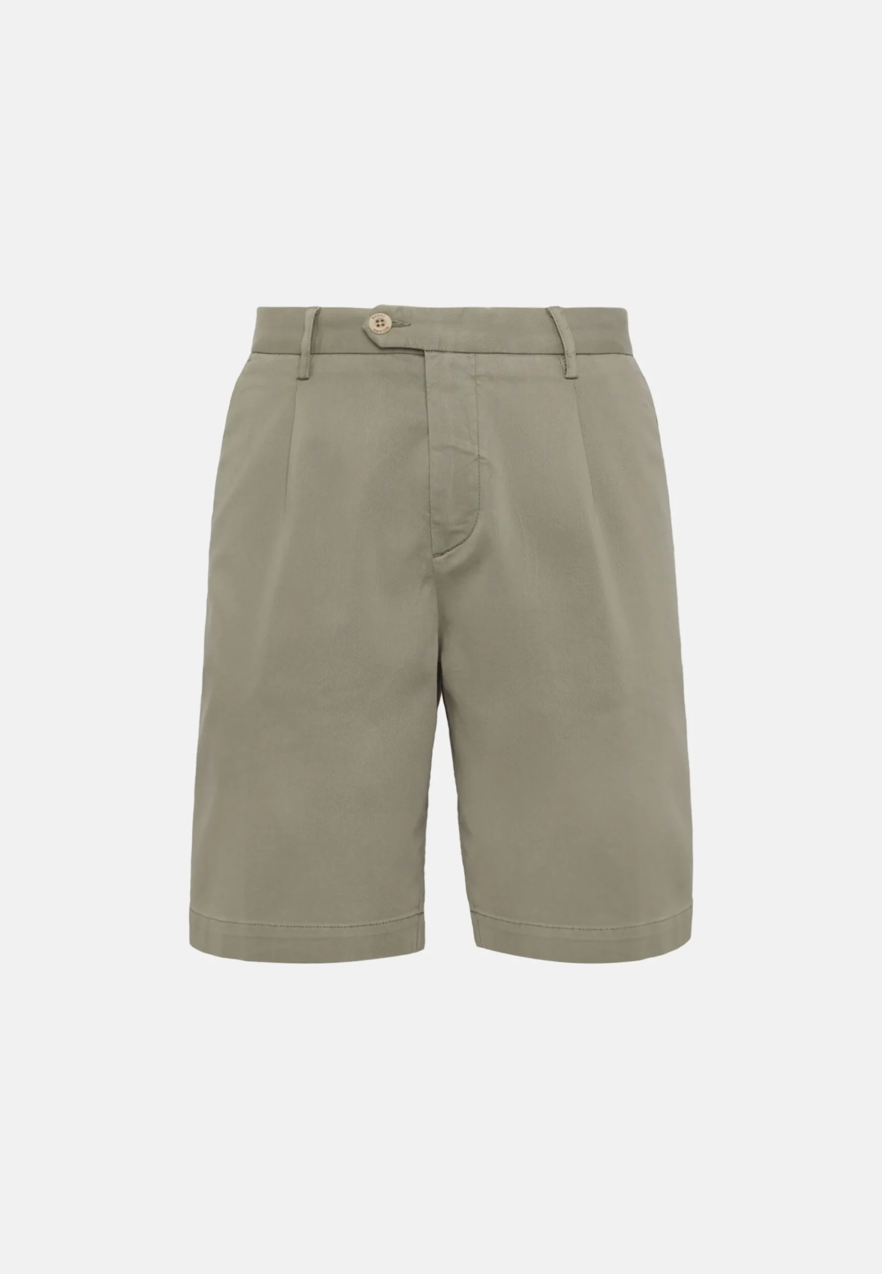 Bermuda In Cotone Tencel Elasticizzato