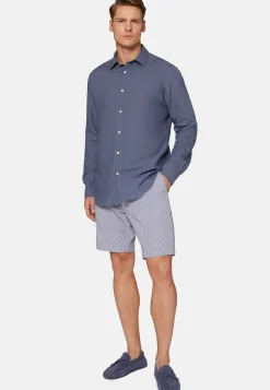 Bermuda Summer In Seersucker Elasticizzato