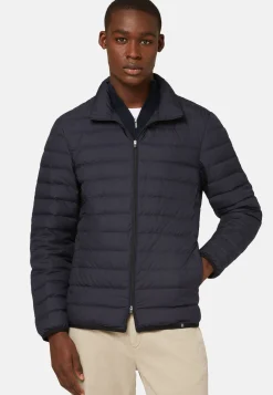 Bomber In Tessuto Riciclato In Piuma D'Oca