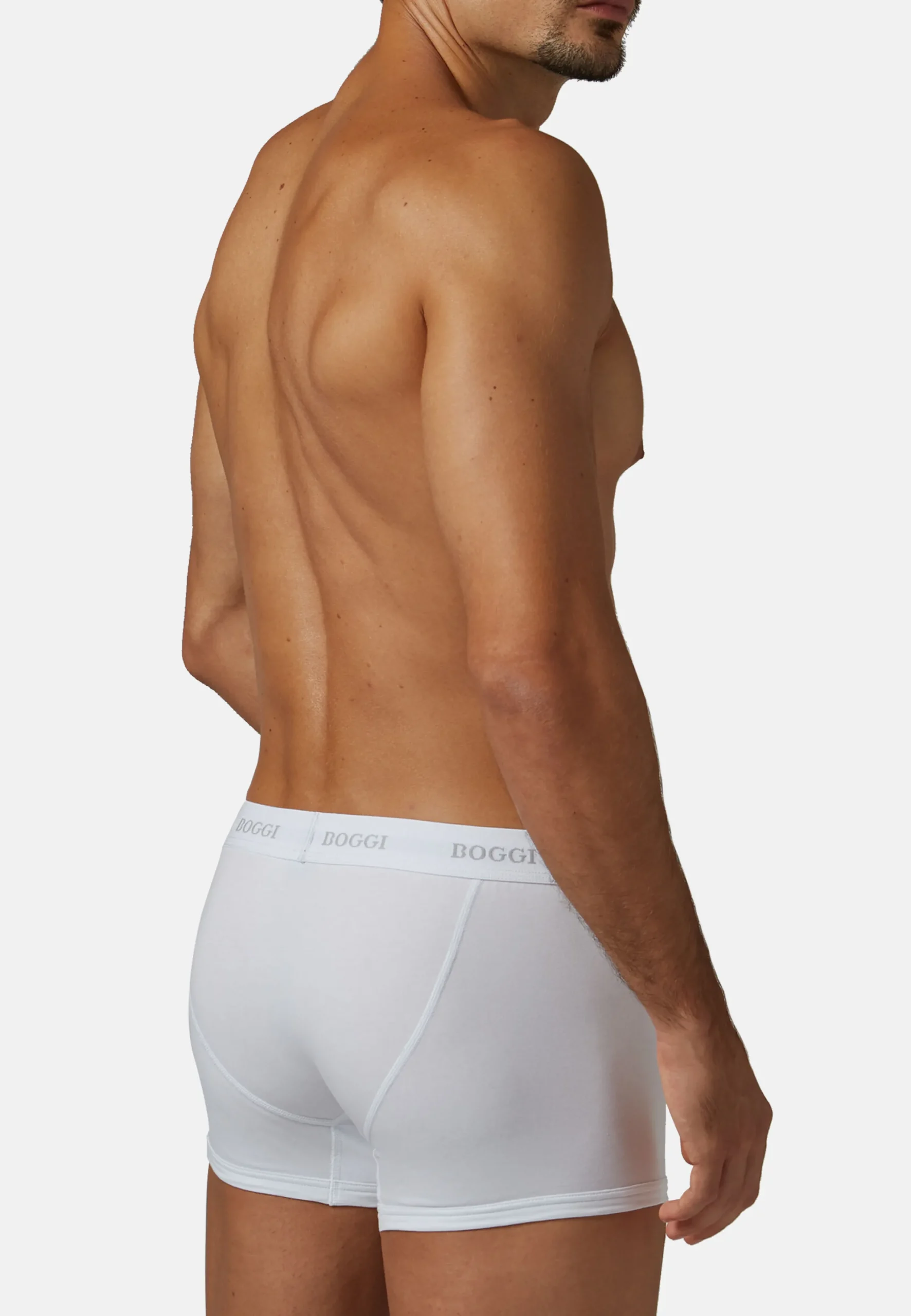 Boxer In Jersey Di Cotone Elasticizzato
