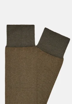 Calze Oxford In Cotone Organico