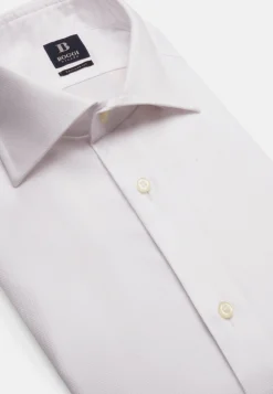 Camicia Azzurra In Cotone Dobby Regular Fit