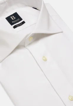 Camicia Azzurra In Pin Point Di Cotone Regular Fit