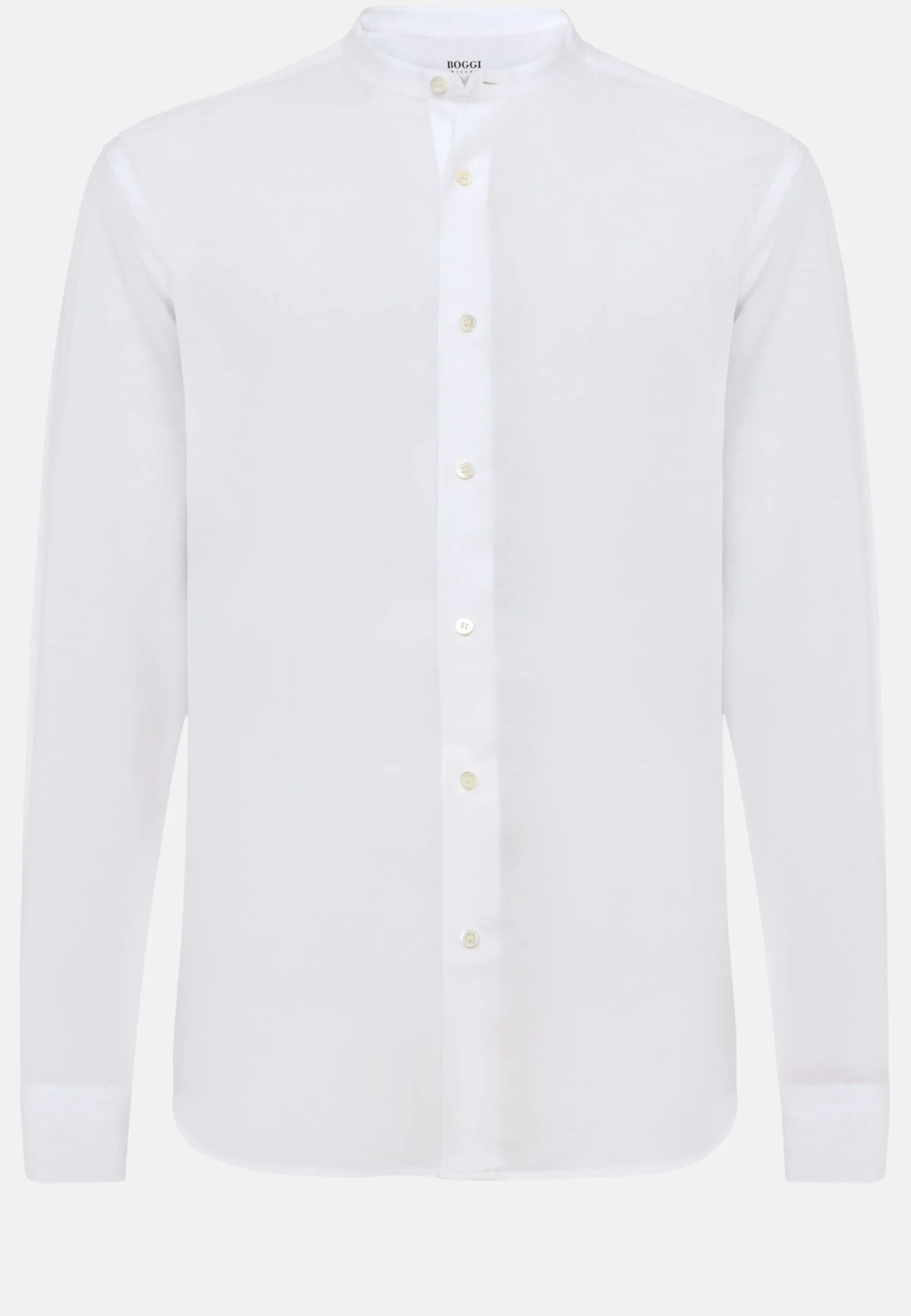Camicia Azzurra In Tencel Lino Regular Fit
