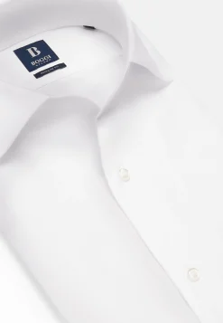 Camicia Bianca In Lino Regular Fit