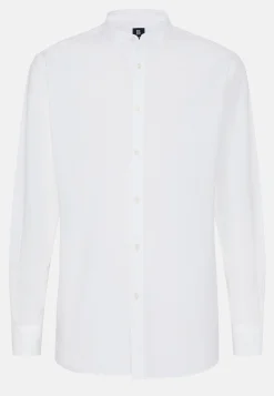 Camicia Bianca In Seersucker Regular Fit