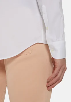 Camicia Nera In Cotone E COOLMAX® Slim Fit
