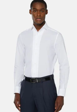 Camicia Rosa In Cotone Dobby Regular Fit