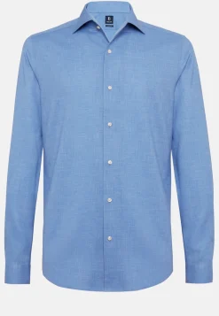 Camicia Rosa In Cotone Dobby Regular Fit