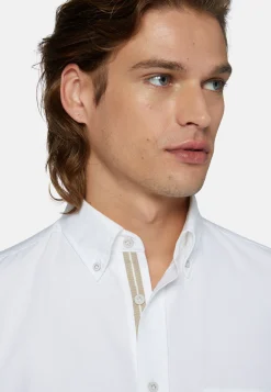 Camicia Rosa In Oxford Di Cotone Organico Reg