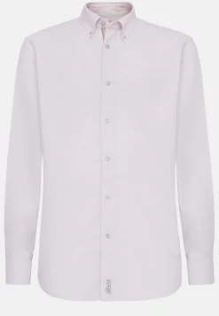 Camicia Rosa In Oxford Di Cotone Organico Reg