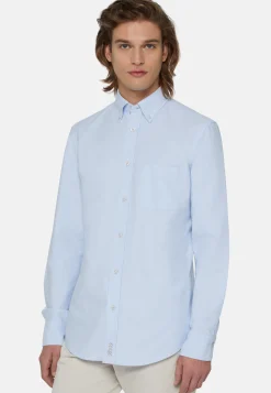 Camicia Rosa In Oxford Di Cotone Organico Reg