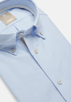 Camicia Rosa In Oxford Di Cotone Organico Reg