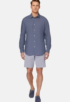 Camicia Sabbia In Tencel Lino Regular Fit