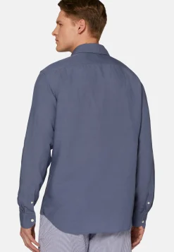Camicia Sabbia In Tencel Lino Regular Fit