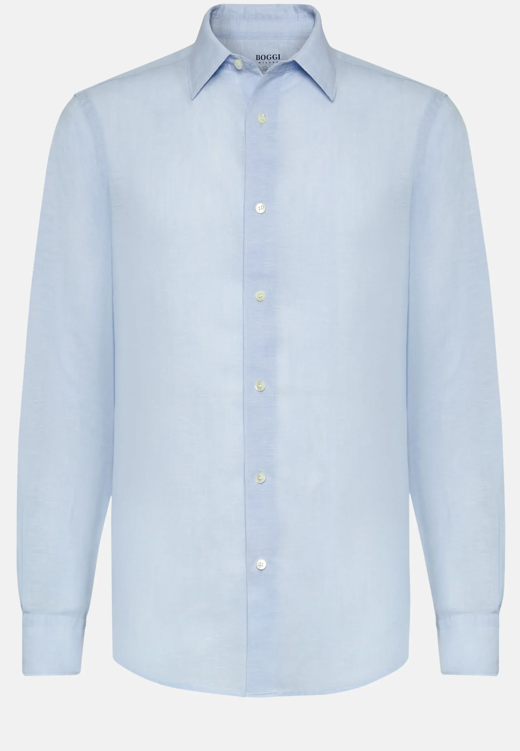 Camicia Sabbia In Tencel Lino Regular Fit