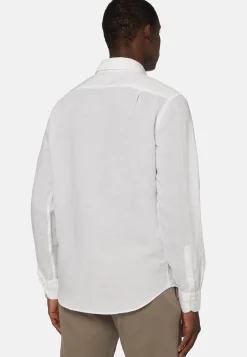Camicia Sabbia In Tencel Lino Regular Fit