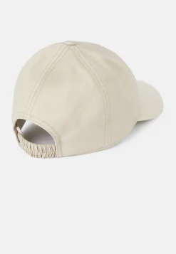 Cappello Con Visiera E Ricamo In Misto Cotone