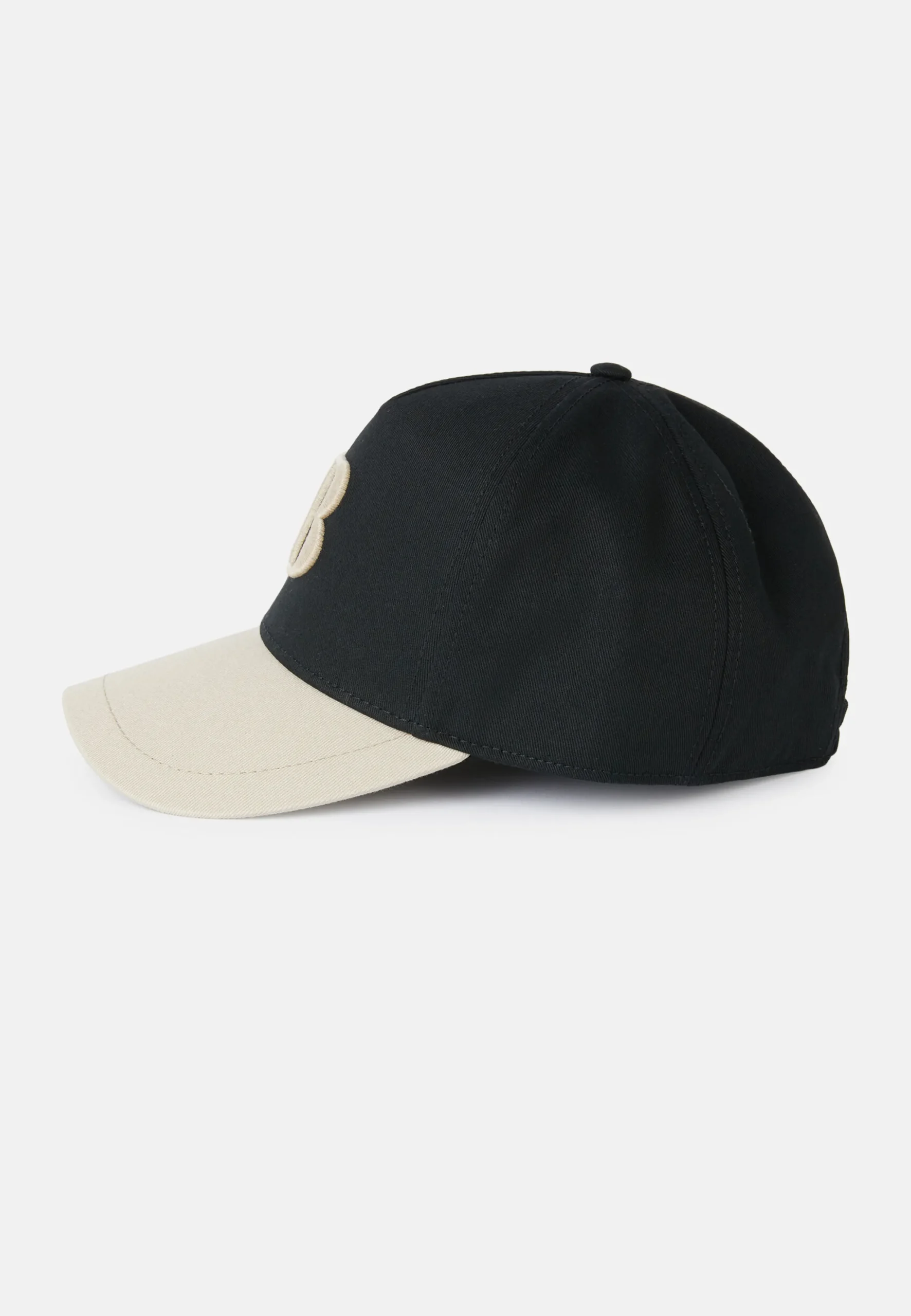 Cappello Con Visiera E Ricamo In Cotone
