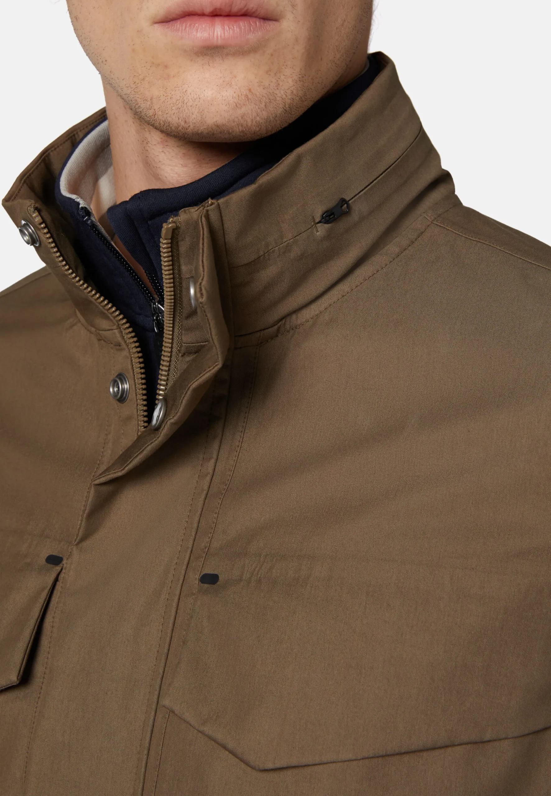 Fiel Jacket In Cotone Nylon