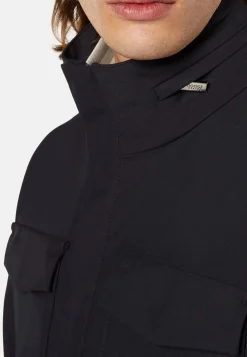 Field Jacket In Lana Tecnica