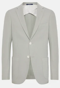 Giacca Azzurro In Cotone B Jersey