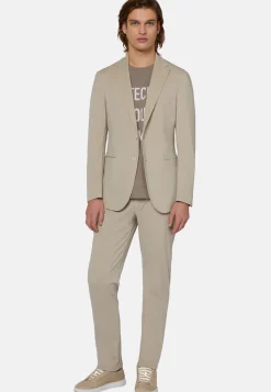 Giacca Beige In Nylon B Tech