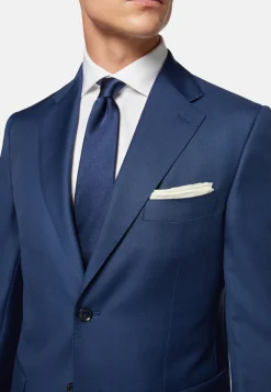 Giacca Blu Grisaglia In Lana