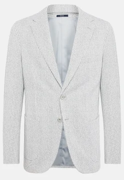 Giacca Grigio Chiaro Pied De Poule B Tech