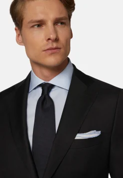 Giacca Navy Blue In Lana Super 130
