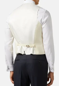 Gilet Grigio Perla In Lana