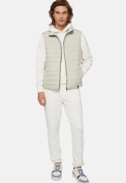 Gilet In Tessuto Riciclato In Piuma D'Oca