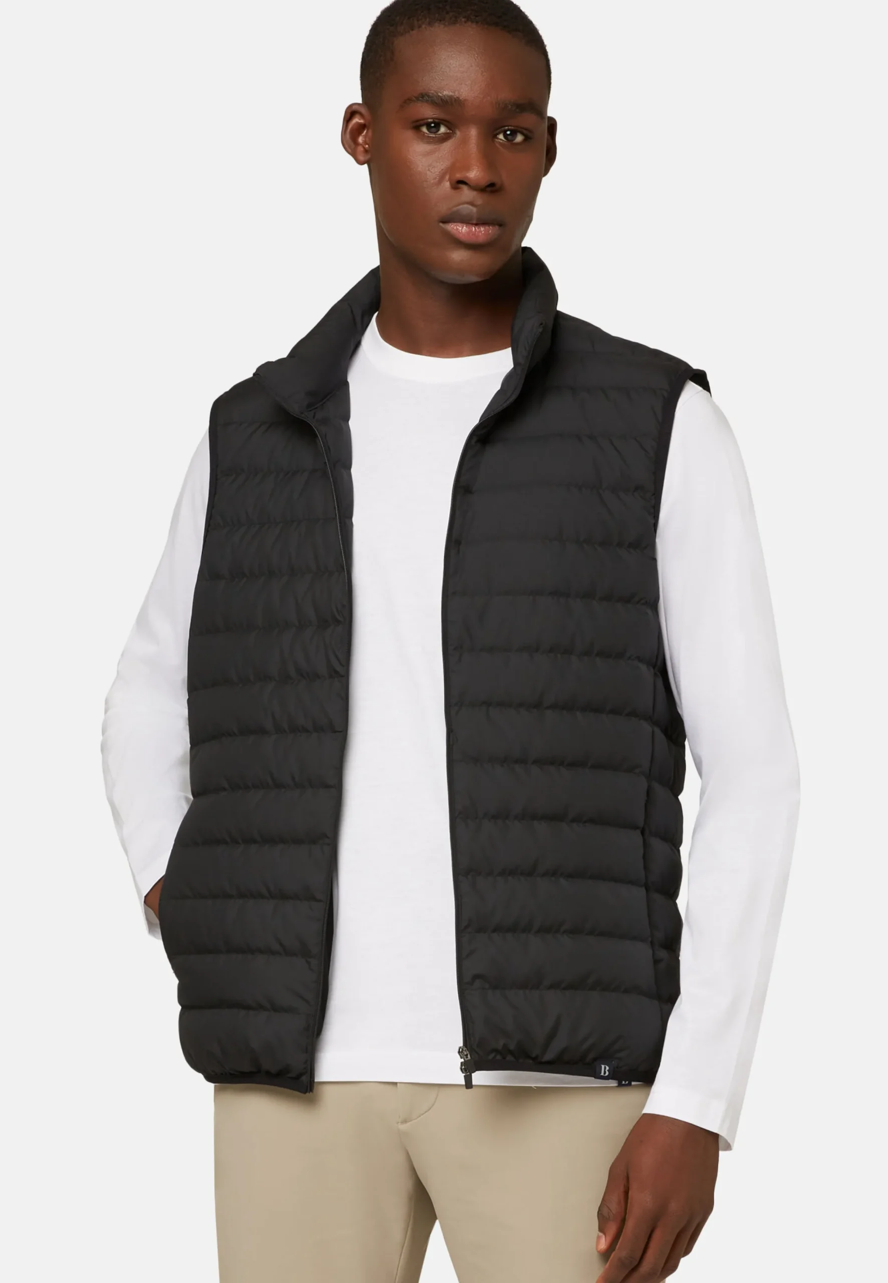 Gilet In Tessuto Riciclato In Piuma D'Oca
