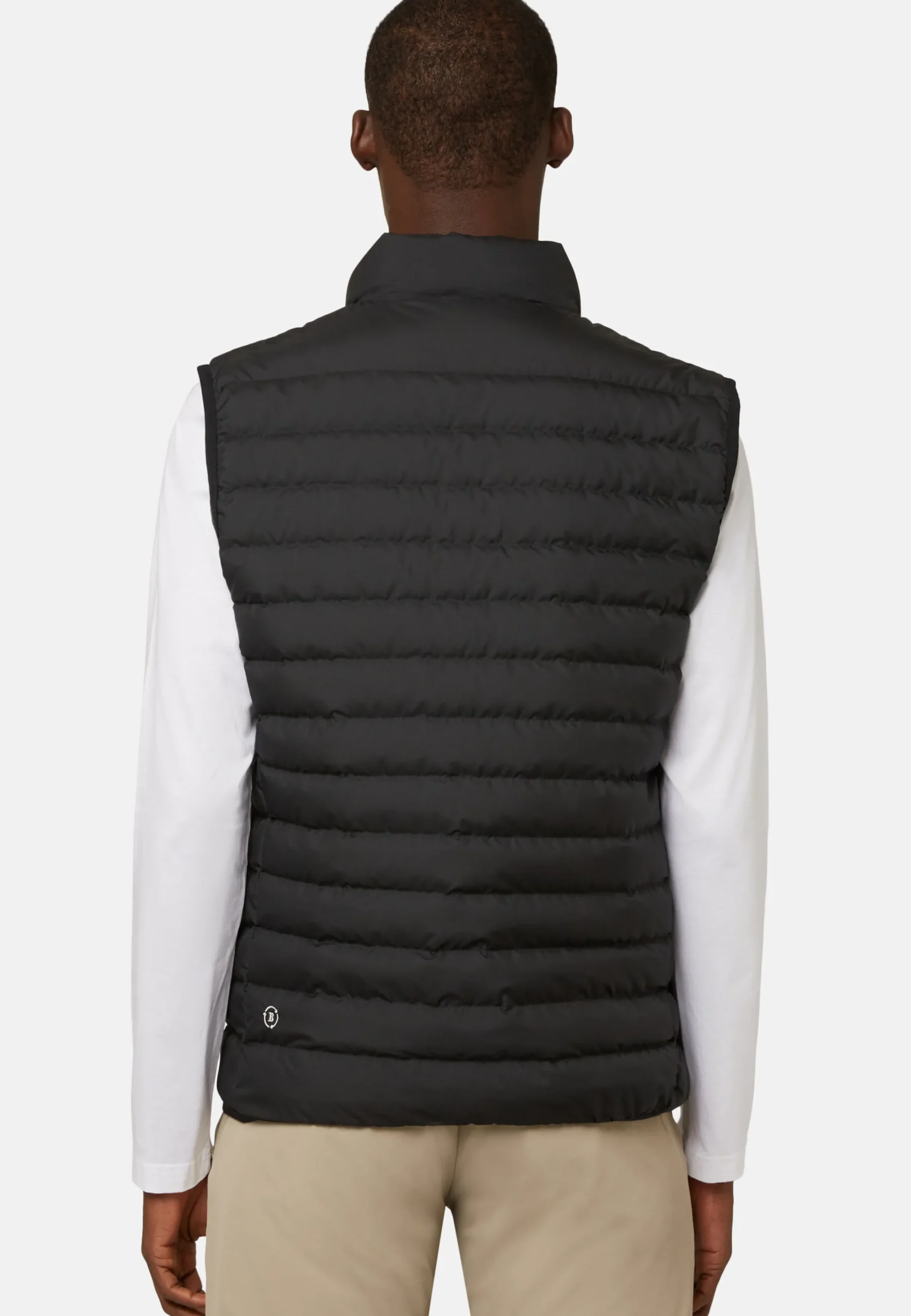 Gilet In Tessuto Riciclato In Piuma D'Oca
