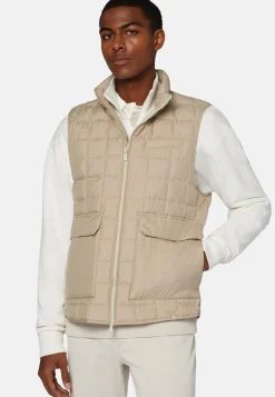 Gilet In Tessuto Riciclato In Piuma D'Oca