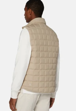 Gilet In Tessuto Riciclato In Piuma D'Oca