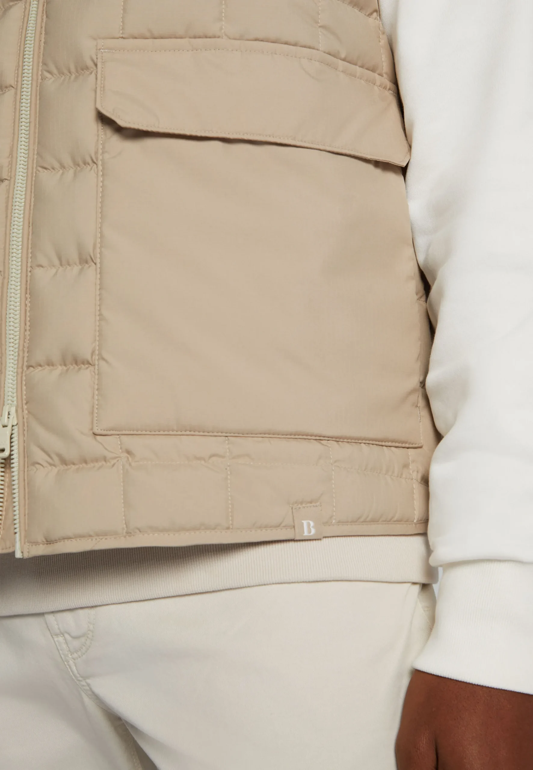 Gilet In Tessuto Riciclato In Piuma D'Oca