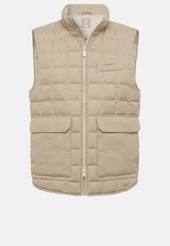 Gilet In Tessuto Riciclato In Piuma D'Oca
