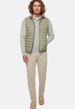 Gilet In Tessuto Riciclato In Piuma D'Oca
