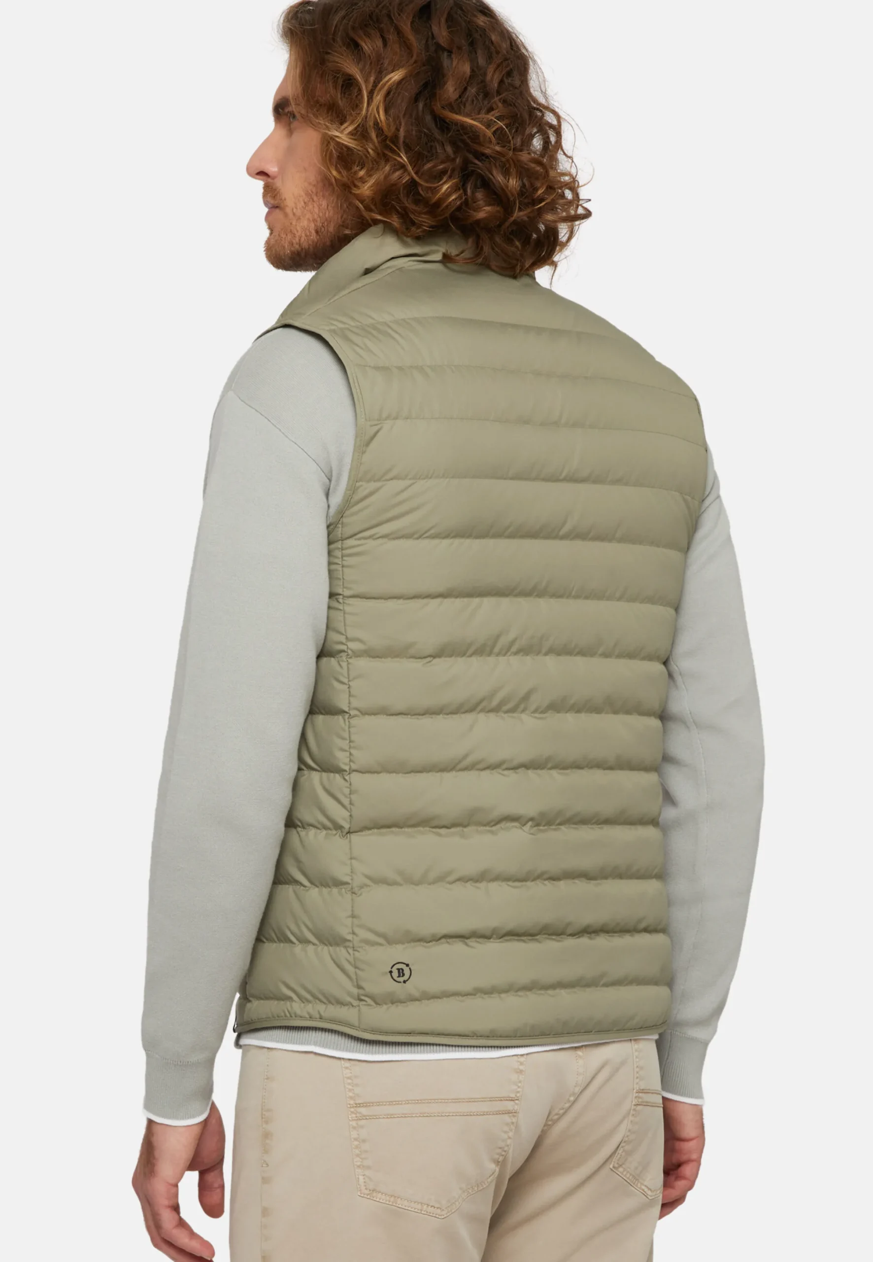 Gilet In Tessuto Riciclato In Piuma D'Oca