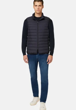 Gilet In Tessuto Riciclato In Piuma D'Oca