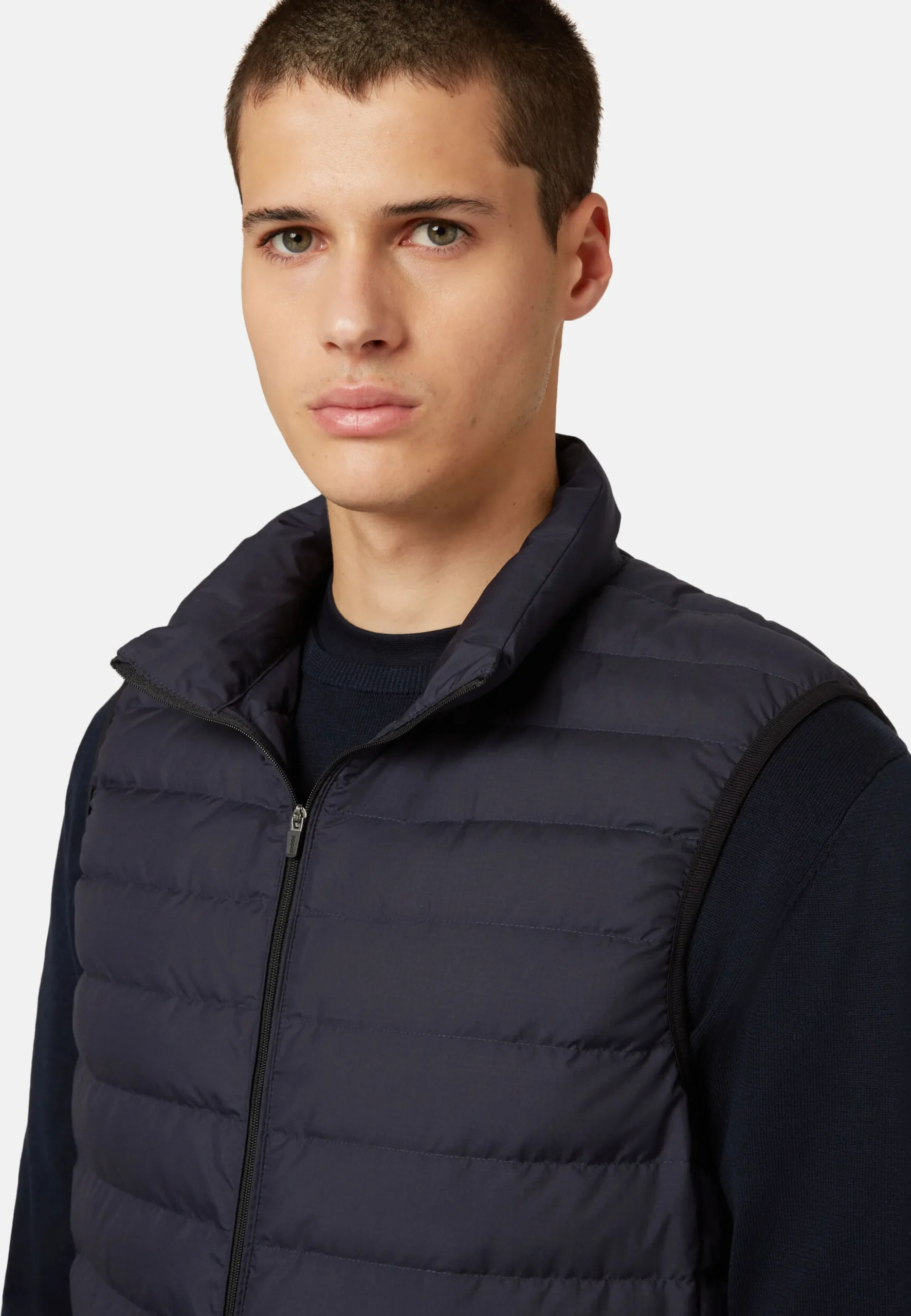 Gilet In Tessuto Riciclato In Piuma D'Oca