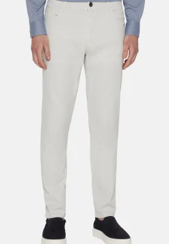 Jeans In Cotone Tencel Elasticizzato