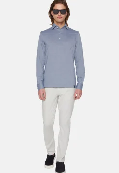 Jeans In Cotone Tencel Elasticizzato