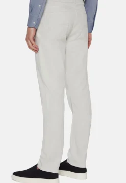 Jeans In Cotone Tencel Elasticizzato